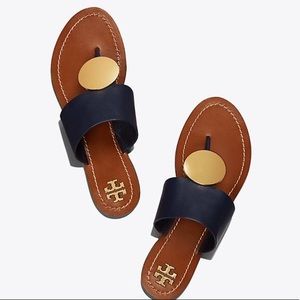 Tory Burch Navy Sandal